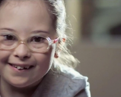 Campanha mostra como vive criança com Síndrome de Down